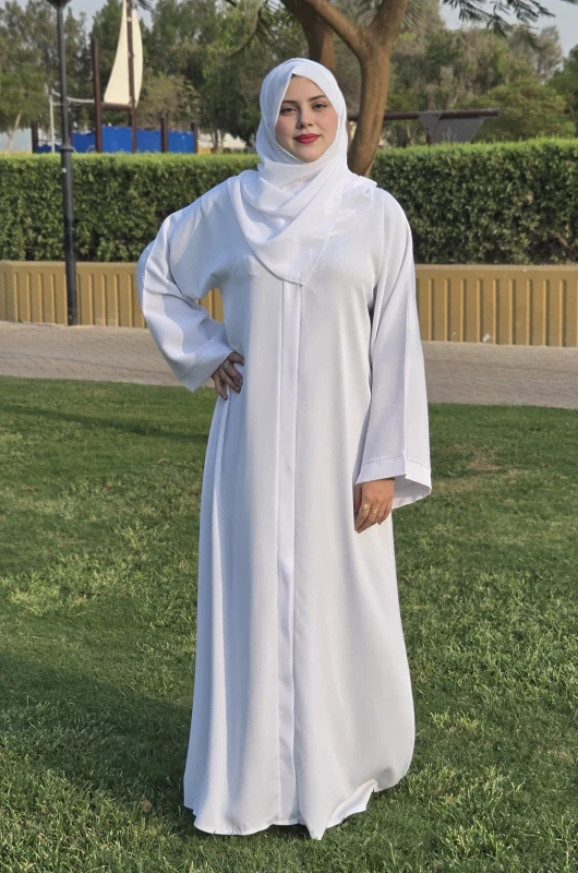 White Plain Abaya